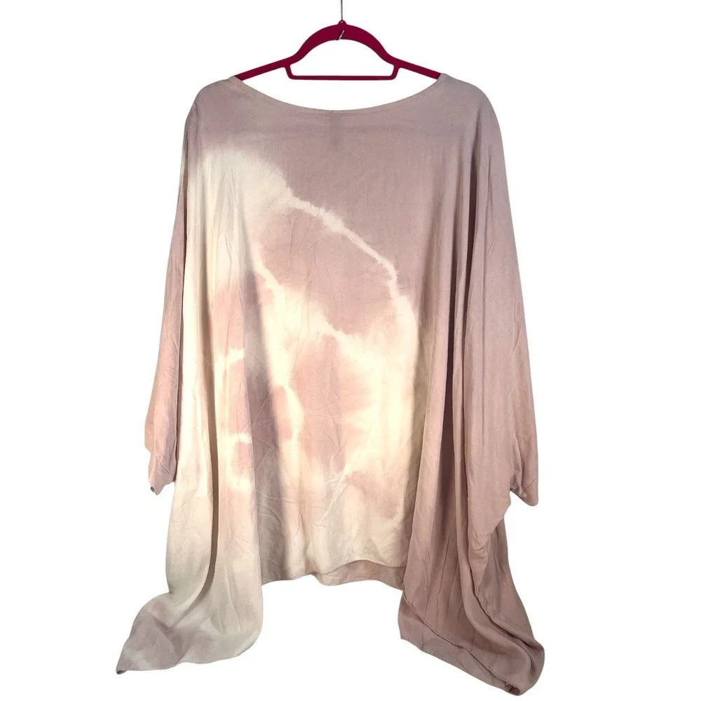 Venti6  dusty rose‎ tie dye Lagenlook box shape top osz-2xl new - Picture 3 of 7